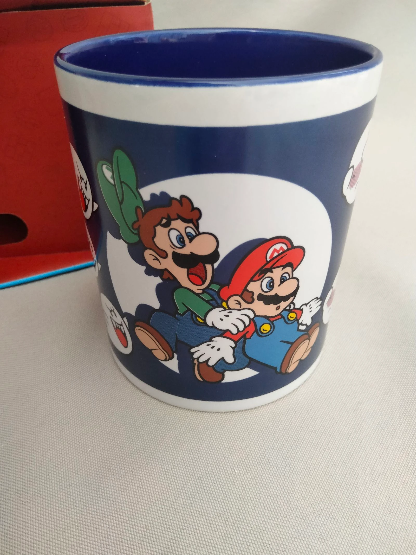Mug Mario & Luigi | Nintendo | Neuf | Multicolore / Intérieur bleu marine | 325 ml